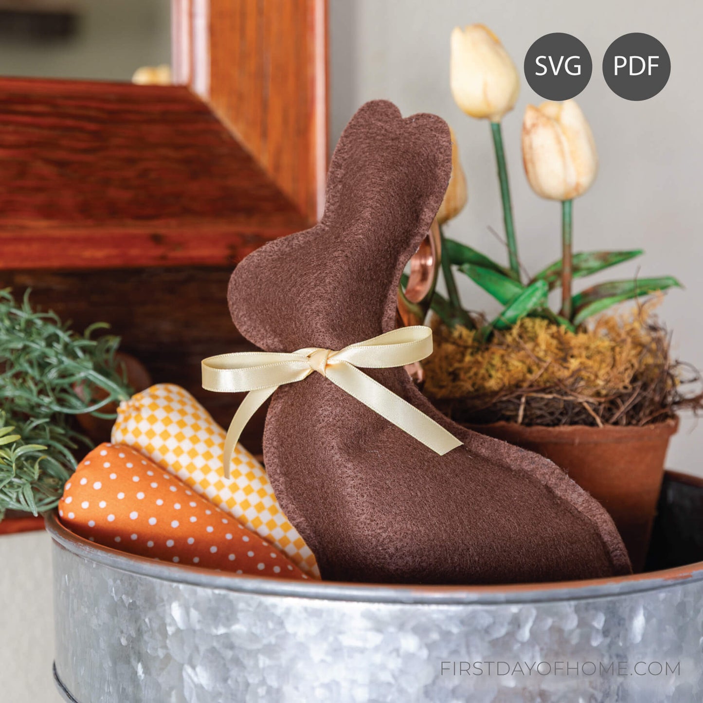 Felt Bunny Pattern [Digital Download]