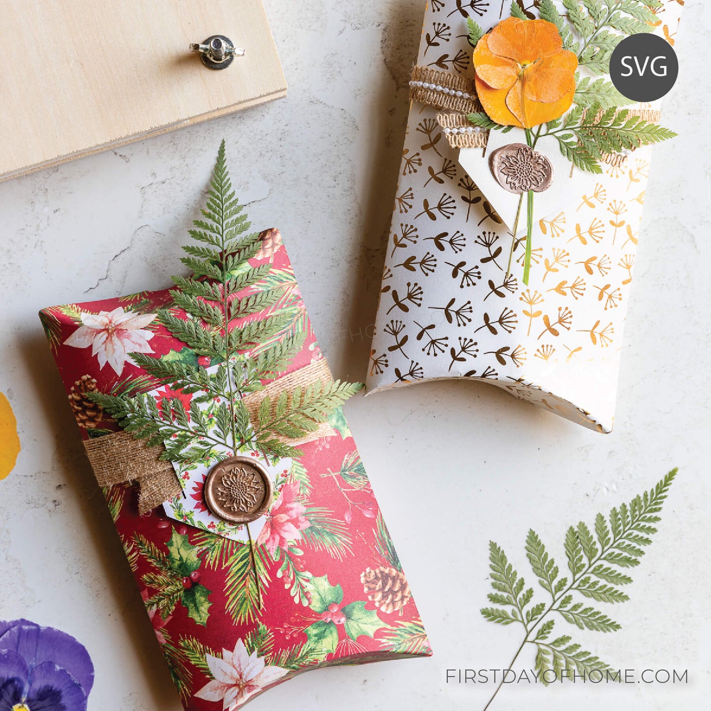 Paper Pillow Box Pattern [Digital Download]